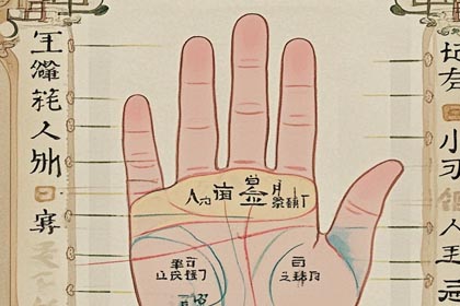 手掌丘,手掌纹,感情线,智慧线,生命线,事业线,财运线,婚姻线,手相图解