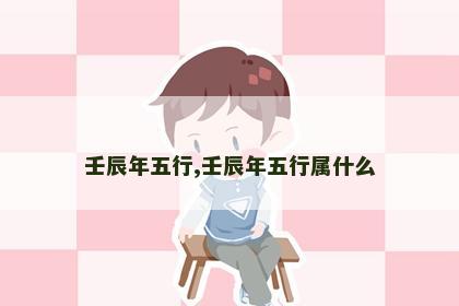 壬辰年五行,壬辰年五行属什么
