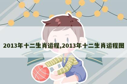 2013年十二生肖运程,2013年十二生肖运程图