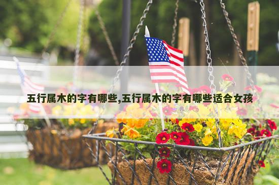 五行属木的字有哪些,五行属木的字有哪些适合女孩