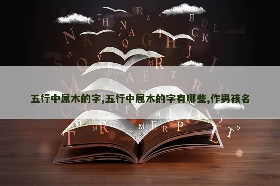 五行中属木的字,五行中属木的字有哪些,作男孩名