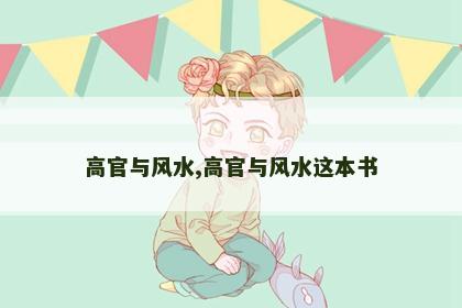 高官与风水,高官与风水这本书