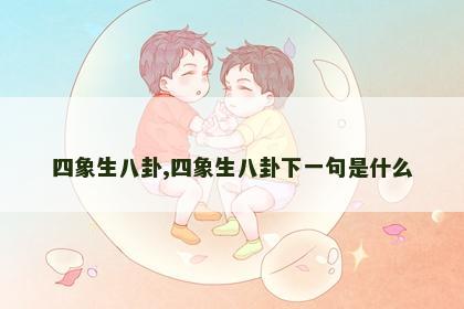 四象生八卦,四象生八卦下一句是什么