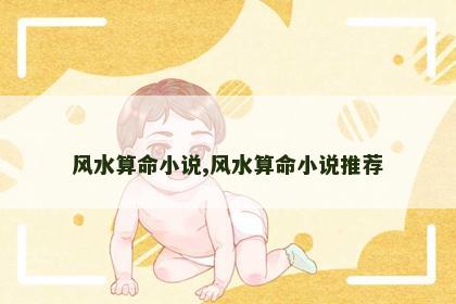 风水算命小说,风水算命小说推荐