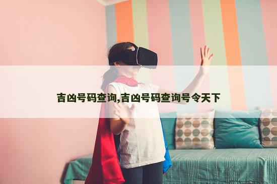 吉凶号码查询,吉凶号码查询号令天下