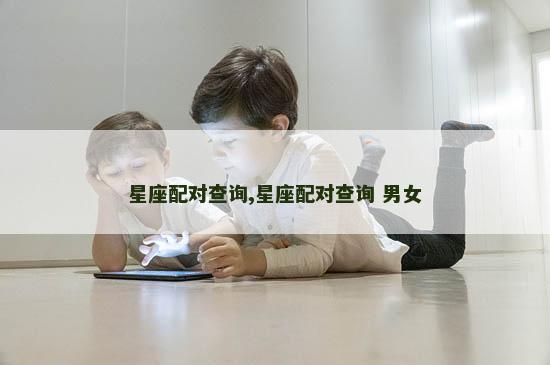 星座配对查询,星座配对查询 男女