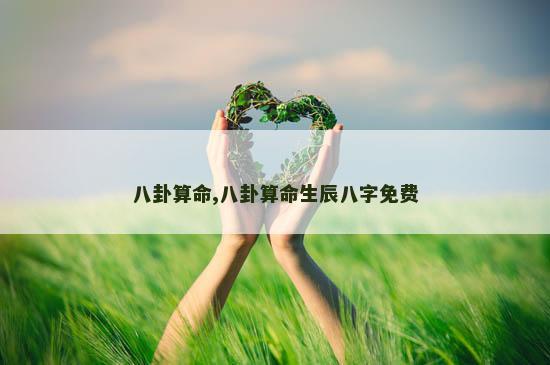 八卦算命,八卦算命生辰八字免费