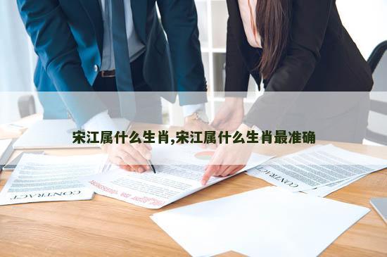 宋江属什么生肖,宋江属什么生肖最准确