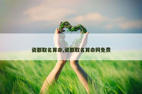 瓷都取名算命,瓷都取名算命网免费